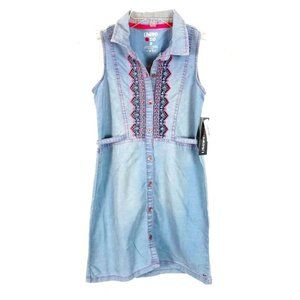 Limited Too Sleeveless Jean Dress Size 8/10